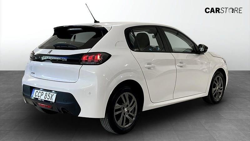 Begagnad Peugeot 208 Active 75 HK (55 kW) 2021 Vit Halvkombi