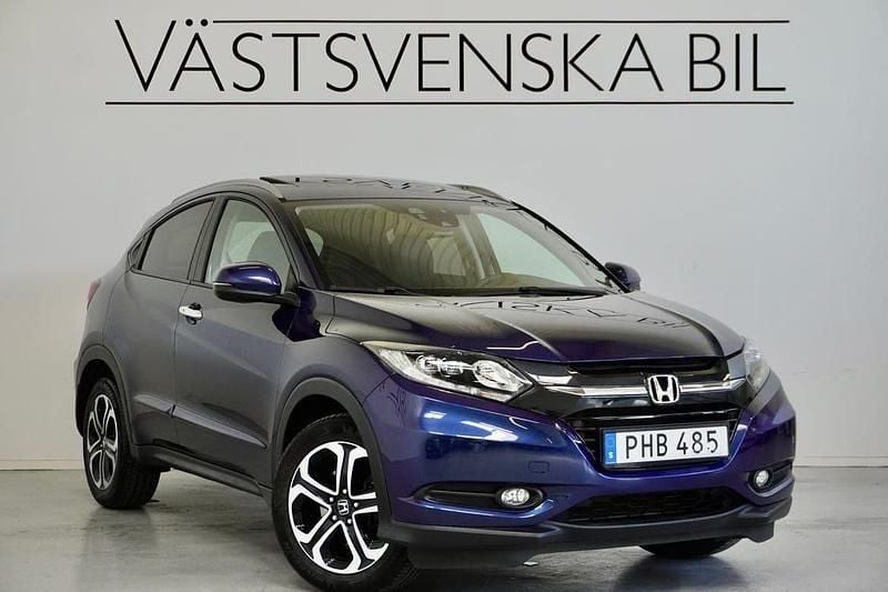 Blå Begagnad 2017 Honda HR-V Elegance SUV | 194 000 kr (Marknadspris) - Bild 1/4