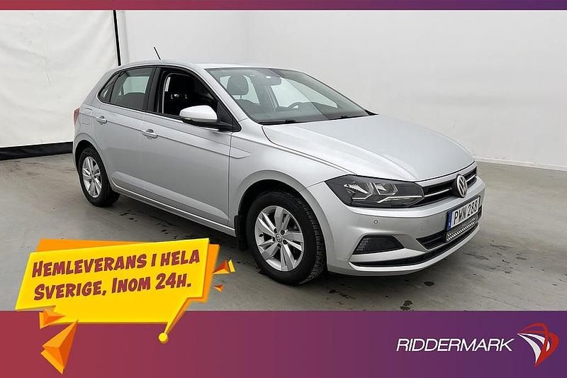 Begagnad VW Polo 95 HK (69 kW) 2018 Silver Halvkombi