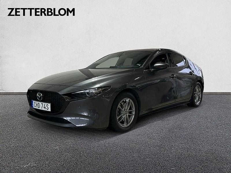 Grå Begagnad 2018 Mazda 3 Kombi | 189 900 kr (Marknadspris) - Bild 1/4