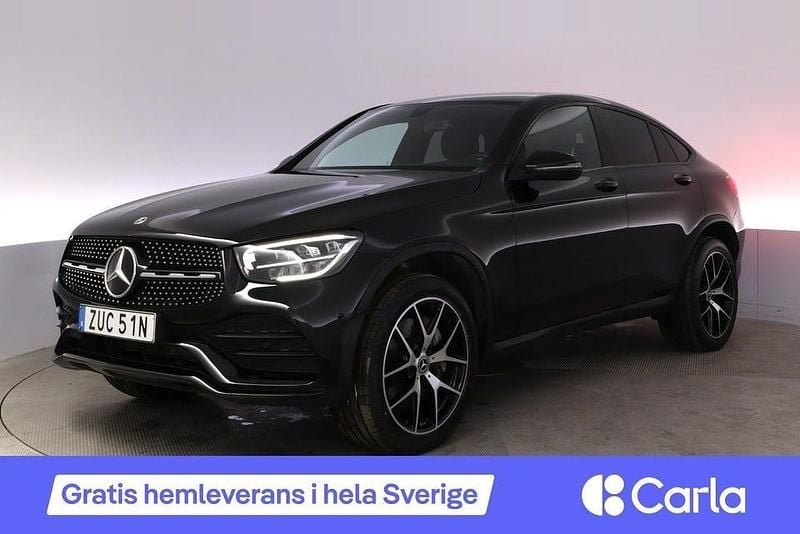 Svart Begagnad 2022 Mercedes GLC300 AMG Sportkupé | 539 990 kr (Marknadspris) - Bild 1/2