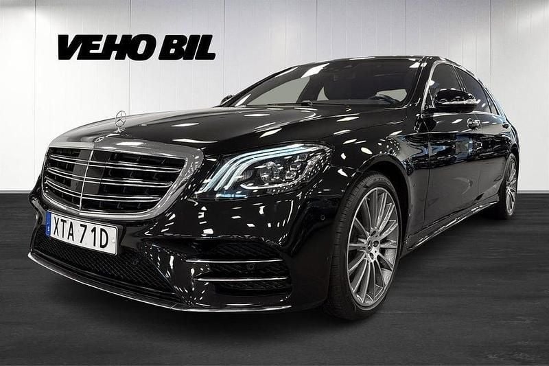 Svart Begagnad 2019 Mercedes S560 AMG Sedan | 639 000 kr - Bild 1/4