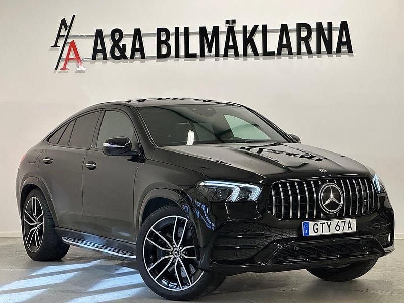 Svart Begagnad 2022 Mercedes GLE350 AMG Sportkupé | 839 800 kr (Dyr) - Bild 1/4
