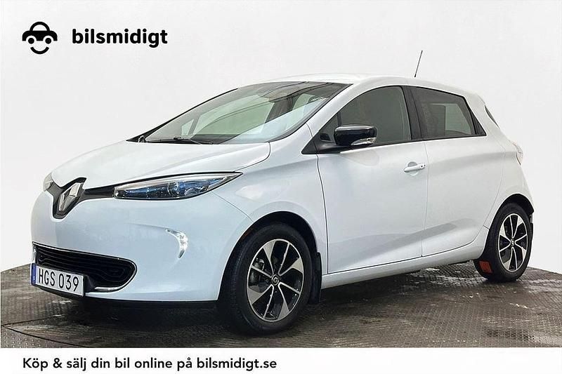 Vit Begagnad 2018 Renault Zoe Intens Halvkombi | 102 900 kr (Marknadspris) - Bild 1/3