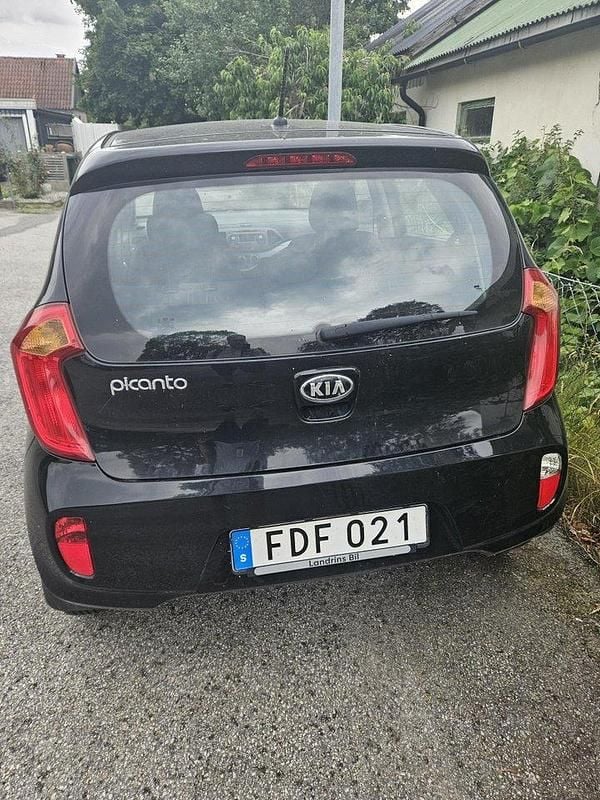Svart Begagnad 2014 Kia Picanto Halvkombi | 57 000 kr (Bra pris) - Bild 1/4