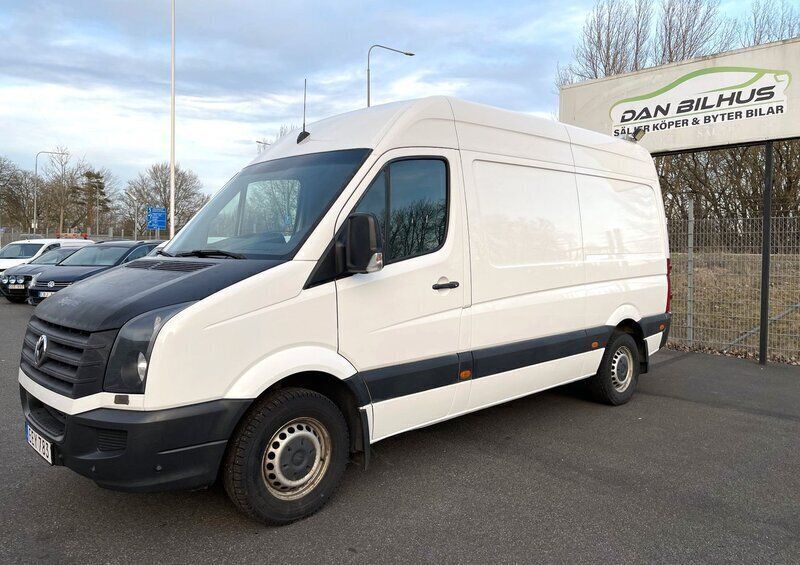 Vit Begagnad 2014 VW Crafter Van | 109 900 kr (Marknadspris) - Bild 1/4