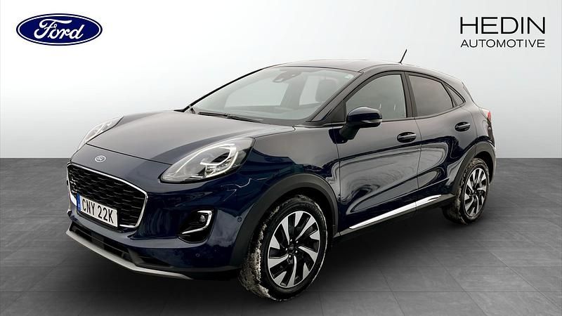 Blå Begagnad 2022 Ford Puma SUV | 219 000 kr (Lite dyr) - Bild 1/4