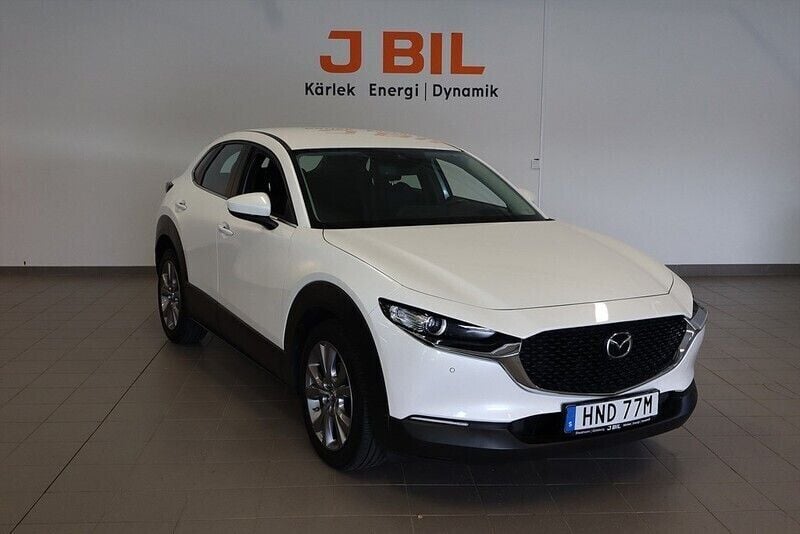 Vit Begagnad 2021 Mazda CX-30 Sky SUV | 219 900 kr (Marknadspris) - Bild 1/4