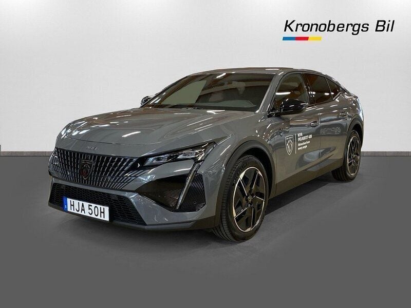 Grå selenium Begagnad 2024 Peugeot 408 GT GTi Halvkombi | 299 900 kr (Bra pris) - Bild 1/4