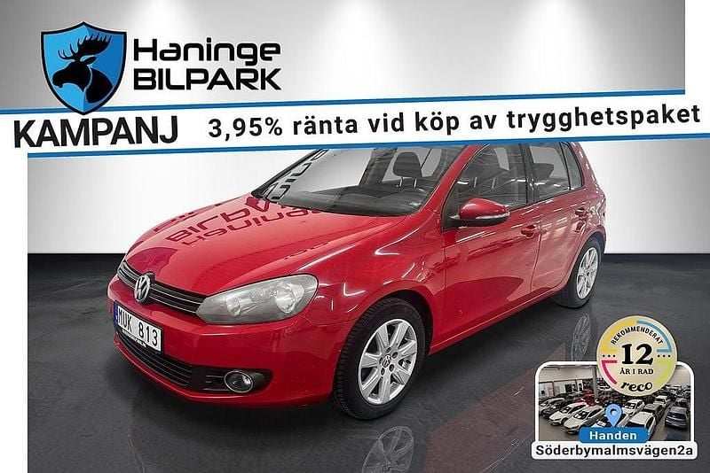 Röd Begagnad 2013 VW Golf VII Halvkombi | 69 995 kr (Superpris) - Bild 1/2