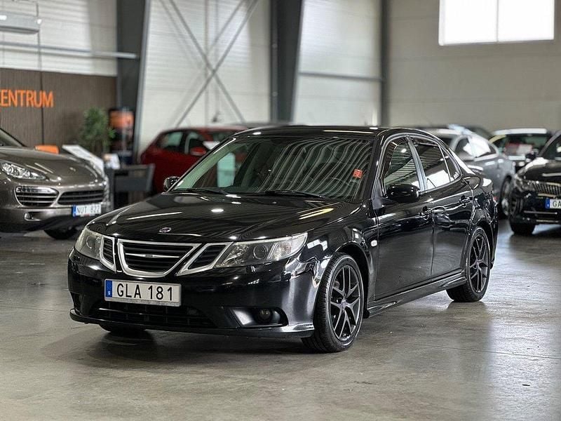 Svart Begagnad 2007 Saab 9-3 Vector Sedan | 29 900 kr (Marknadspris) - Bild 1/4