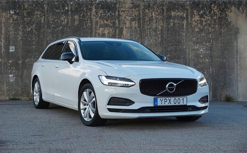 Vit Begagnad 2017 Volvo V90 Kombi | 189 900 kr (Bra pris) - Bild 1/4