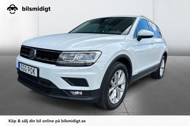Vit Begagnad 2019 VW Tiguan SUV | 274 700 kr (Marknadspris) - Bild 1/3