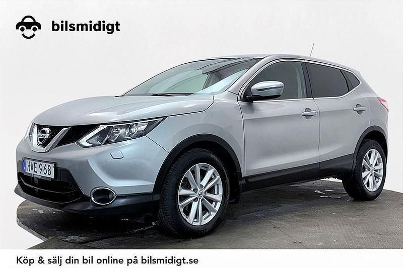 Silver Begagnad 2015 Nissan Qashqai Acenta SUV | 109 900 kr (Marknadspris) - Bild 1/3