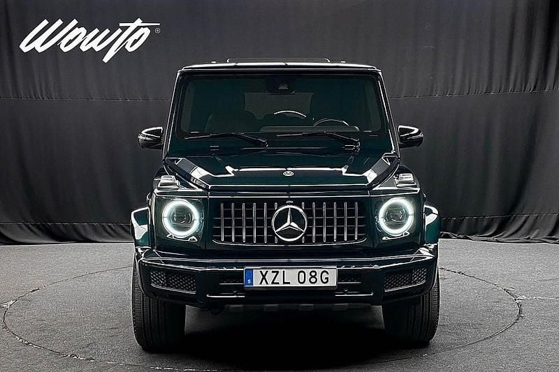 Begagnad Mercedes G500 AMG 421 HK (309 kW) 2019 Mörkgrön (obsidian svart metallic) SUV