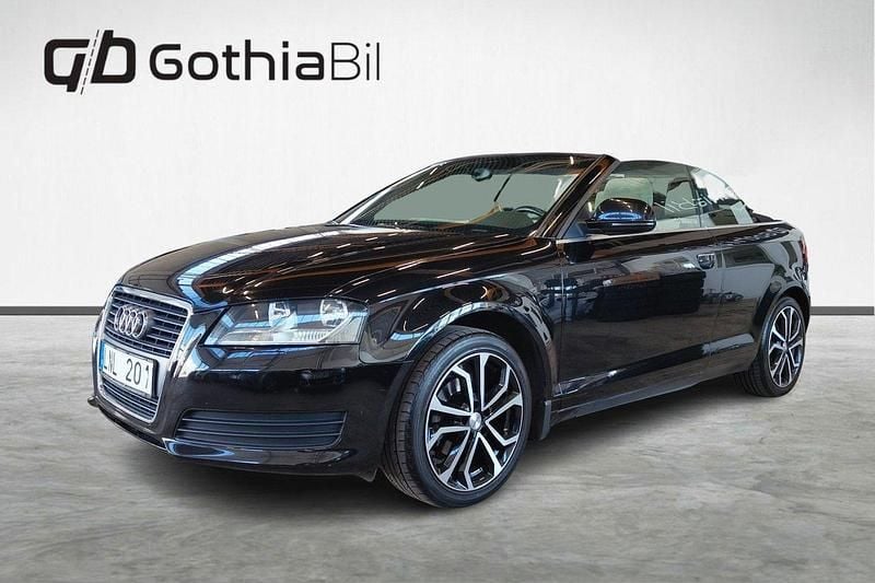 Svart Begagnad 2010 Audi A3 Cabriolet Attraction Cab | 104 900 kr (Marknadspris) - Bild 1/4