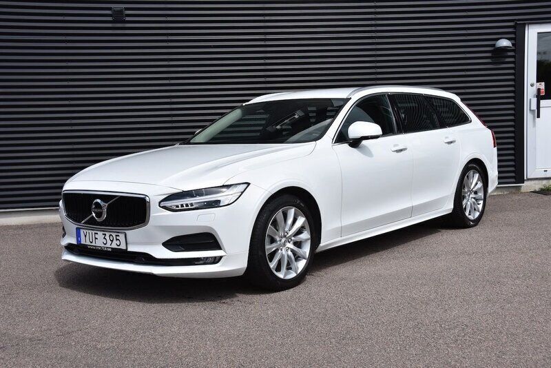 Vit Begagnad 2018 Volvo V90 Kombi | 289 900 kr (Lite dyr) - Bild 1/4