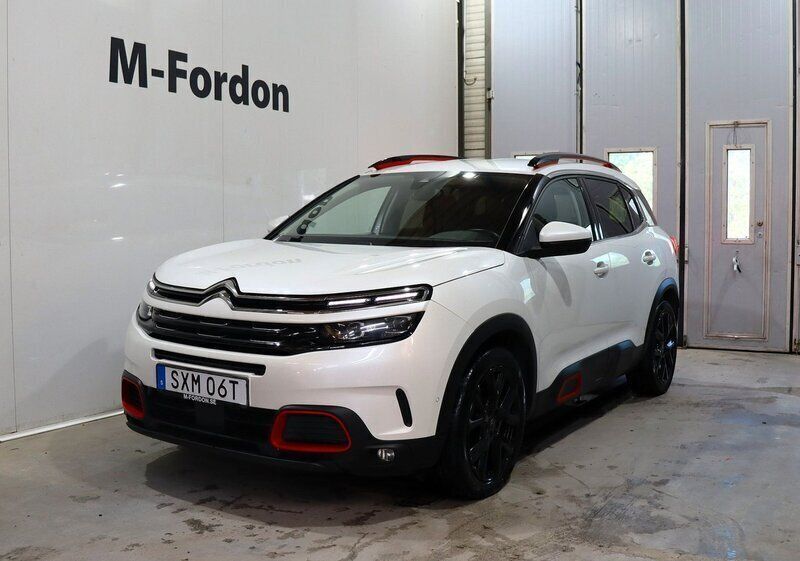 Vit Begagnad 2019 Citroën C5 Aircross PureTech SUV | 179 900 kr (Superpris) - Bild 1/4