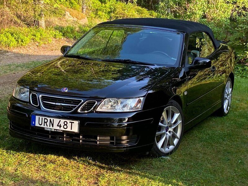 Svart Begagnad 2007 Saab 9-3 Cabriolet Cab | 84 000 kr (Marknadspris) - Bild 1/4