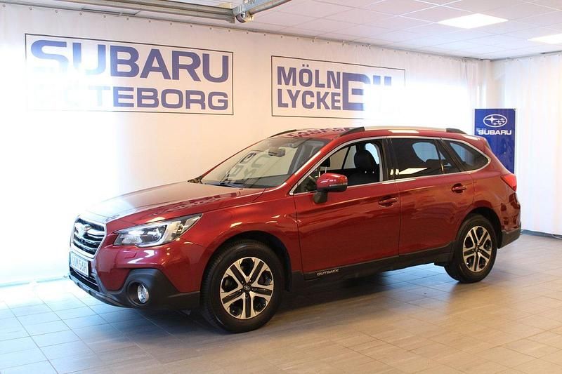Ljusröd Begagnad 2019 Subaru Outback SUV | 269 900 kr (Lite dyr) - Bild 1/4