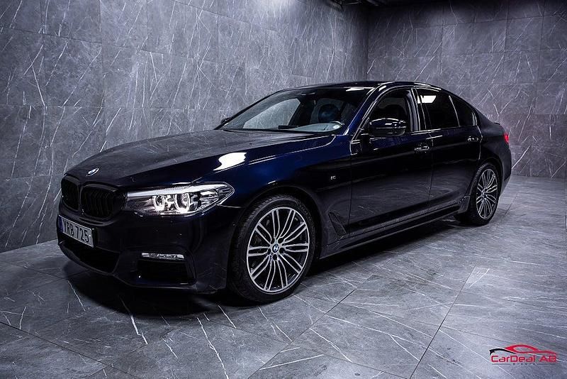 Begagnad BMW 520 M Sport 190 HK (139 kW) 2017 Svart Sedan