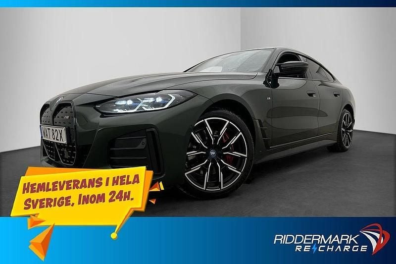 Grön Begagnad 2023 BMW i4 M Sport Sedan | 509 800 kr (Bra pris) - Bild 1/3