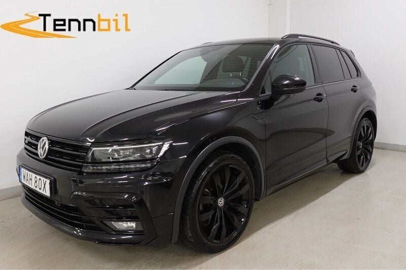 Svart Begagnad 2020 VW Tiguan GT SUV | 309 900 kr (Marknadspris) - Bild 1/4