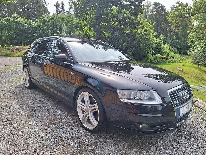 Svart Begagnad 2007 Audi A6 S-Line Kombi | 64 500 kr - Bild 1/4
