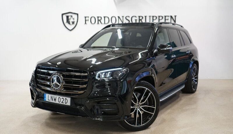 Svart Begagnad 2024 Mercedes GLS450 AMG SUV | 1 549 800 kr - Bild 1/4