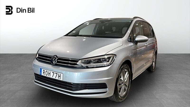 Silver Ny 2025 VW Touran Life Minibuss | 374 900 kr - Bild 1/4