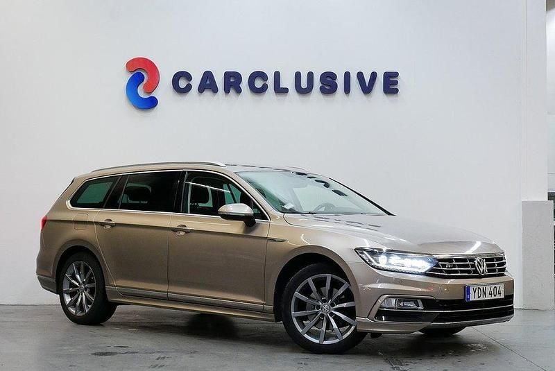 Ljusbrun Begagnad 2016 VW Passat GT Kombi | 139 900 kr (Marknadspris) - Bild 1/4