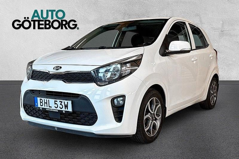 Vit Begagnad 2019 Kia Picanto Advance Halvkombi | 79 900 kr (Marknadspris) - Bild 1/3