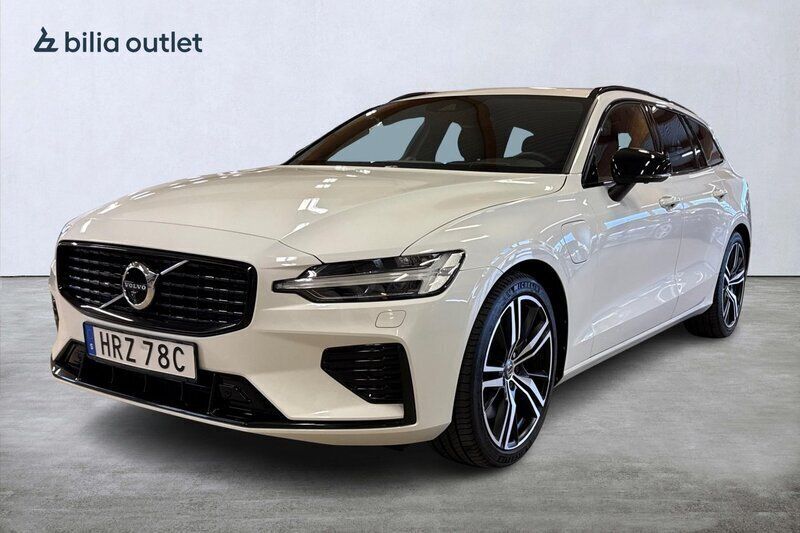 Vit Begagnad 2021 Volvo V60 R-Design Kombi | 429 800 kr (Marknadspris) - Bild 1/3