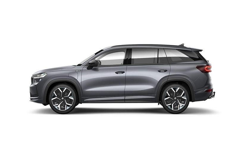 Grå (graphite grey metallic) Ny 2025 Skoda Kodiaq SportLine SUV | 556 800 kr - Bild 1/2