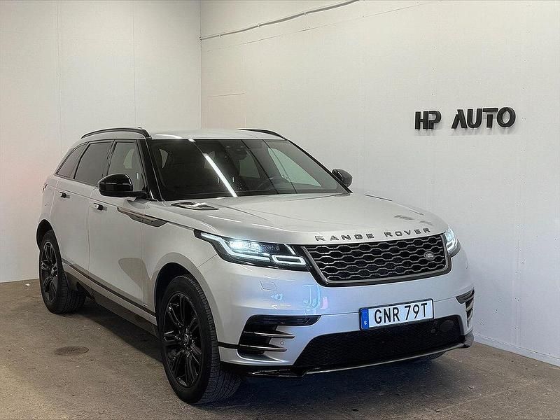 Grå Begagnad 2019 Land Rover Range Rover Velar R-Dynamic SUV | 389 900 kr (Marknadspris) - Bild 1/4