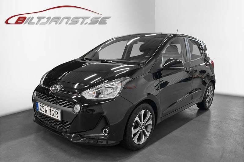 Svart Begagnad 2019 Hyundai i10 Premium Halvkombi | 109 900 kr (Bra pris) - Bild 1/4