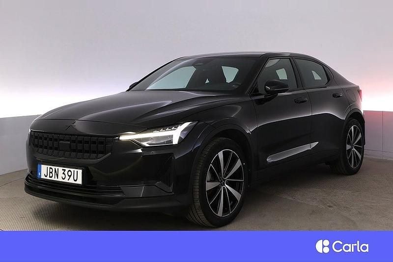 Svart Begagnad 2021 Polestar 2 Standard Range Single Motor Halvkombi | 293 900 kr (Marknadspris) - Bild 1/3