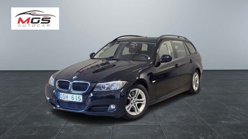 Svart Begagnad 2009 BMW 320 Comfort Edition Kombi | 54 900 kr (Marknadspris) - Bild 1/4