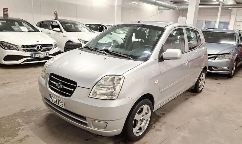Silver Begagnad 2007 Kia Picanto Halvkombi | 55 000 kr (Marknadspris) - Bild 1/4