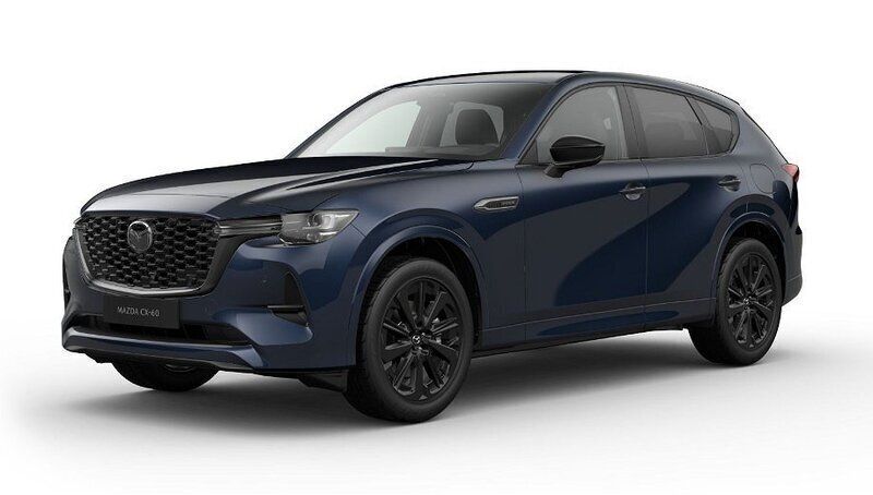 Blå Ny 2025 Mazda CX-60 SUV | 589 900 kr (Marknadspris) - Bild 1/4