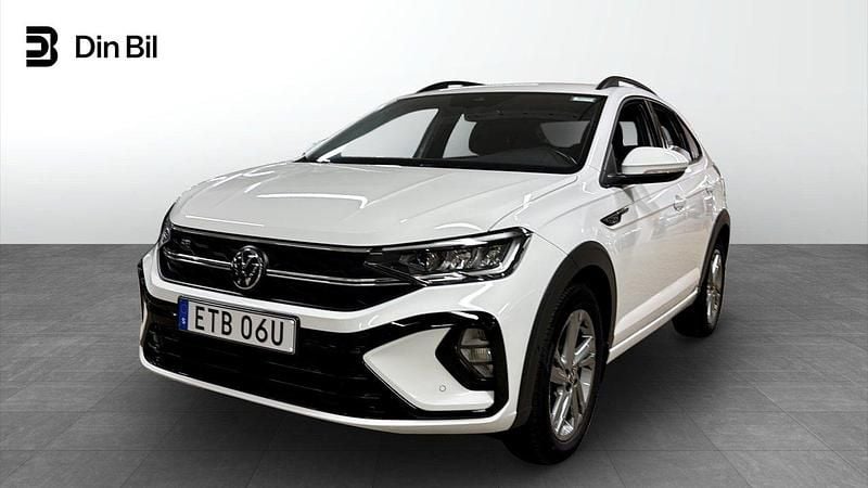 Vit Begagnad 2022 VW Taigo R-line SUV | 249 900 kr (Marknadspris) - Bild 1/4