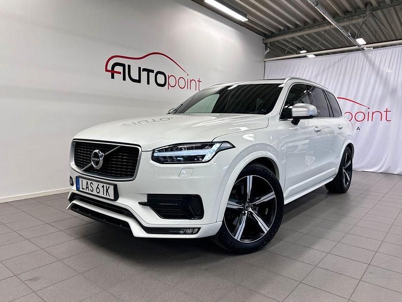 Vit Begagnad 2019 Volvo XC90 R-Design SUV | 499 000 kr (Marknadspris) - Bild 1/4
