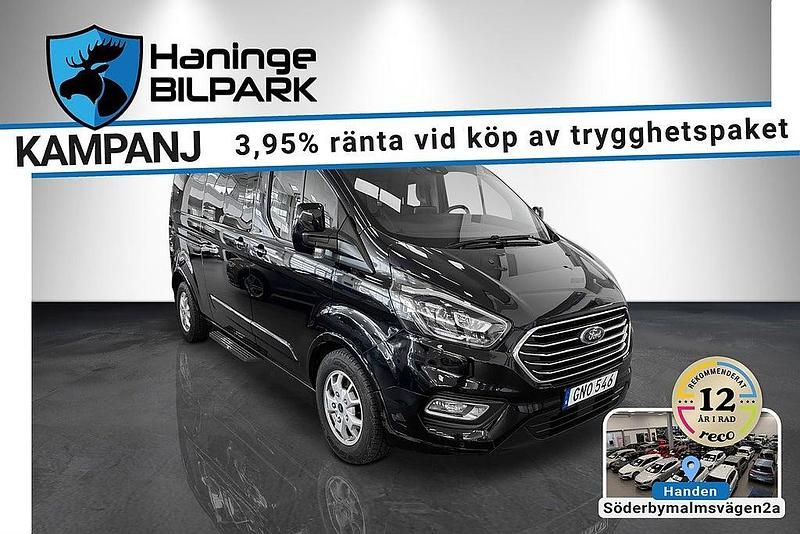 Svart Begagnad 2019 Ford Tourneo Minibuss | 369 900 kr (Marknadspris) - Bild 1/2