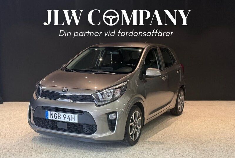 Grå Begagnad 2019 Kia Picanto Halvkombi | 124 900 kr (Marknadspris) - Bild 1/4