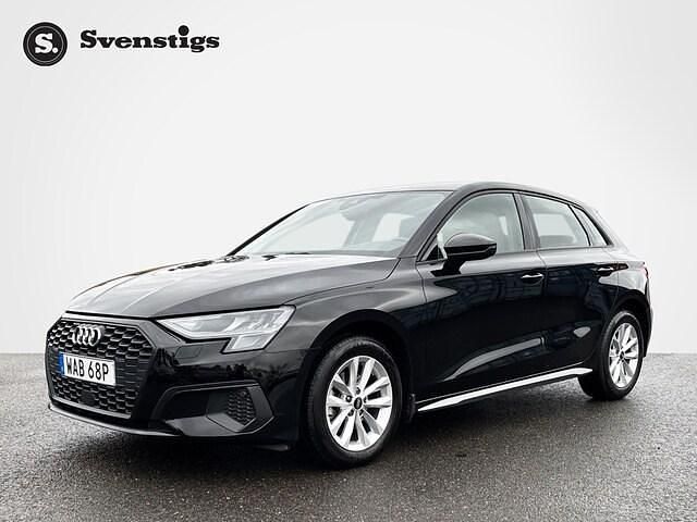 Brilliantsvart Begagnad 2022 Audi A3 Proline | 239 000 kr (Marknadspris) - Bild 1/4