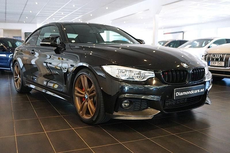 Svart Begagnad 2014 BMW 430 M Sport Sportkupé | 269 000 kr - Bild 1/4