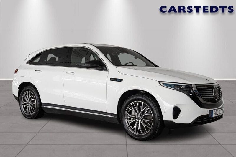 Vit Begagnad 2020 Mercedes EQC400 SUV | 499 900 kr - Bild 1/4