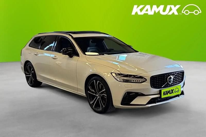Vit Begagnad 2021 Volvo V90 R-Design Kombi | 409 800 kr (Marknadspris) - Bild 1/4