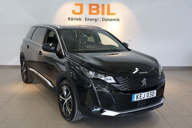 Svart Begagnad 2023 Peugeot 5008 GTi Minibuss | 319 900 kr (Marknadspris) - Bild 1/4