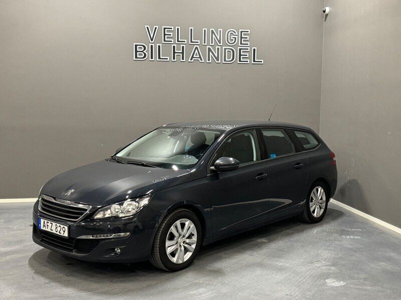 Mörkgrå Begagnad 2016 Peugeot 308 Kombi | 59 900 kr (Marknadspris) - Bild 1/4